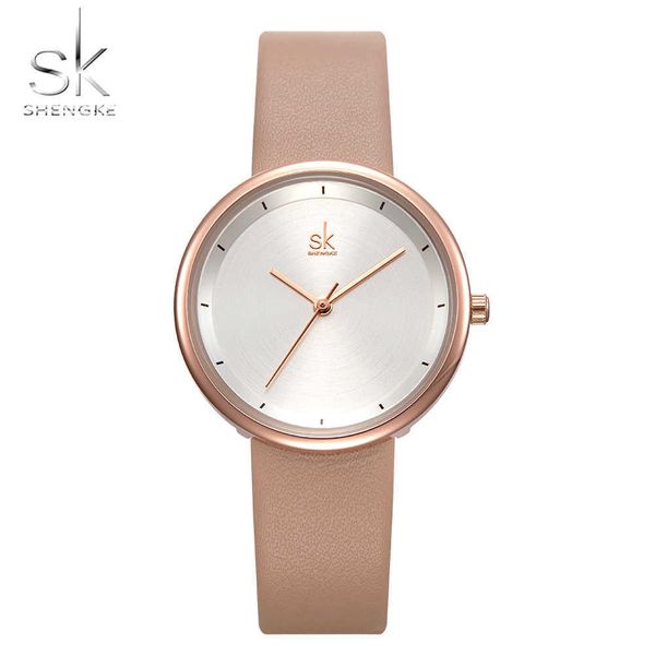 shengke women watches casual design blue leather strap ladies quartz clock dress wristwatch relogio feminino bayan kol saati 210616, Slivery;brown
shengke women watches casual design blue leather strap ladies quartz clock dress wristwatch relogio feminino bayan kol saati 210616, Slivery;brown