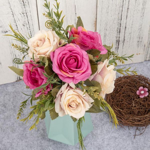 decorative flowers & wreaths fake roses artificial white coffee home wedding party decoration 6 heads silk rose bouquet big decor supplies
decorative flowers & wreaths fake roses artificial white coffee home wedding party decoration 6 heads silk rose bouquet big decor supplies