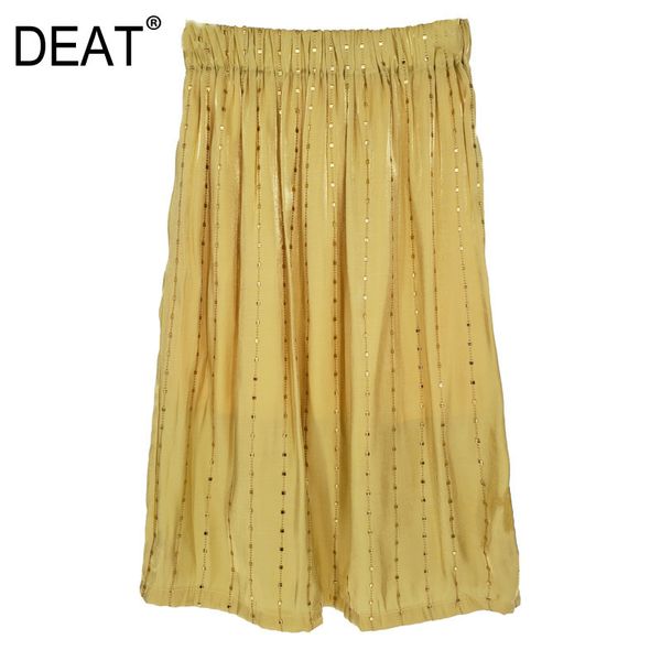 summer fashion women clothes high waist yellow color striped a-line halfbody skirt female wr15407 210421, Black
summer fashion women clothes high waist yellow color striped a-line halfbody skirt female wr15407 210421, Black