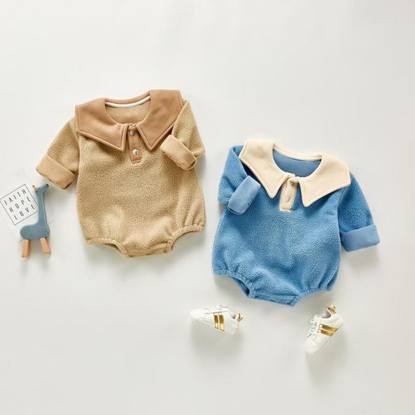 born baby romper thick winter jumpsuit fleece boys clothes infant girls cotton overalls 0-2y jumpsuits, Blue
born baby romper thick winter jumpsuit fleece boys clothes infant girls cotton overalls 0-2y jumpsuits, Blue