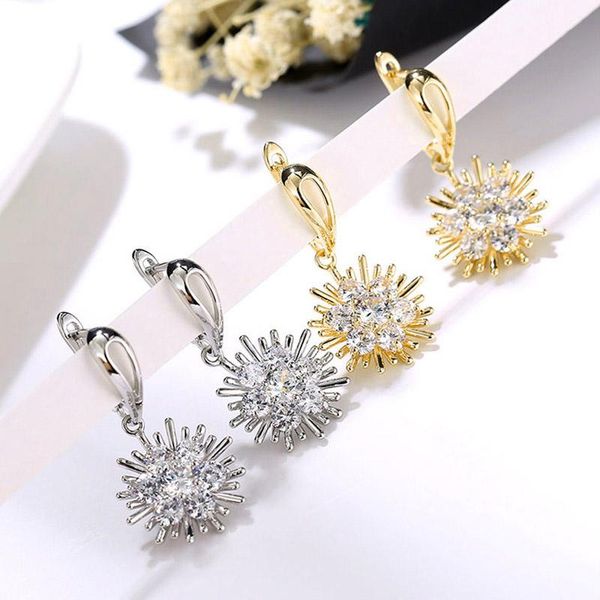 dangle & chandelier piecing exaggerated flower earrings for women luxury zircon kpop style gold color ear clips wholesale fashion jewelry kb, Silver
dangle & chandelier piecing exaggerated flower earrings for women luxury zircon kpop style gold color ear clips wholesale fashion jewelry kb, Silver