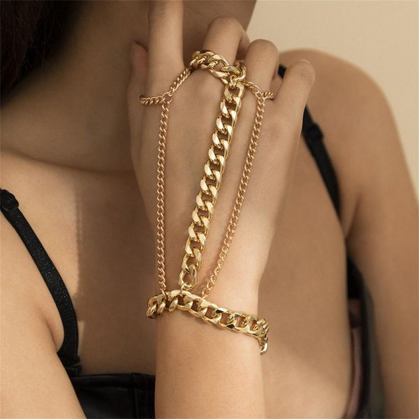 charm bracelets multilayer vintage thick chain finger bracelet hip hop punk tassel bangle sets 2021 boho gift men jewelry, Golden;silver
charm bracelets multilayer vintage thick chain finger bracelet hip hop punk tassel bangle sets 2021 boho gift men jewelry, Golden;silver