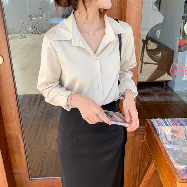 women's sweaters long-sleeved shirt french fashion lazy all-match blouse spring and autumn new qn* hn3z, White;black
women's sweaters long-sleeved shirt french fashion lazy all-match blouse spring and autumn new qn* hn3z, White;black