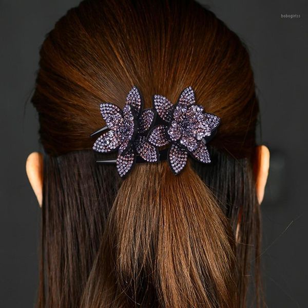women hair claw rhinestone hairclip jewelry flower decoration fashion hairpin d881
women hair claw rhinestone hairclip jewelry flower decoration fashion hairpin d881