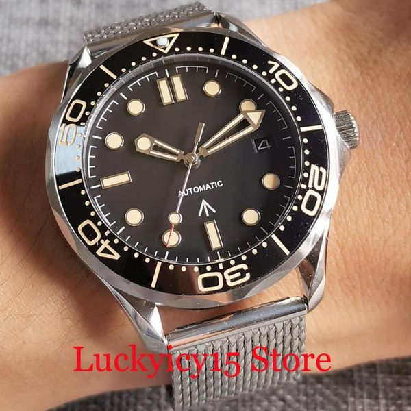 wristwatches bliger automatic men watch 41mm yellow marks 24 jewels nh35a miyota 8215 movement date rotating bezel ring solid back, Slivery;brown
wristwatches bliger automatic men watch 41mm yellow marks 24 jewels nh35a miyota 8215 movement date rotating bezel ring solid back, Slivery;brown