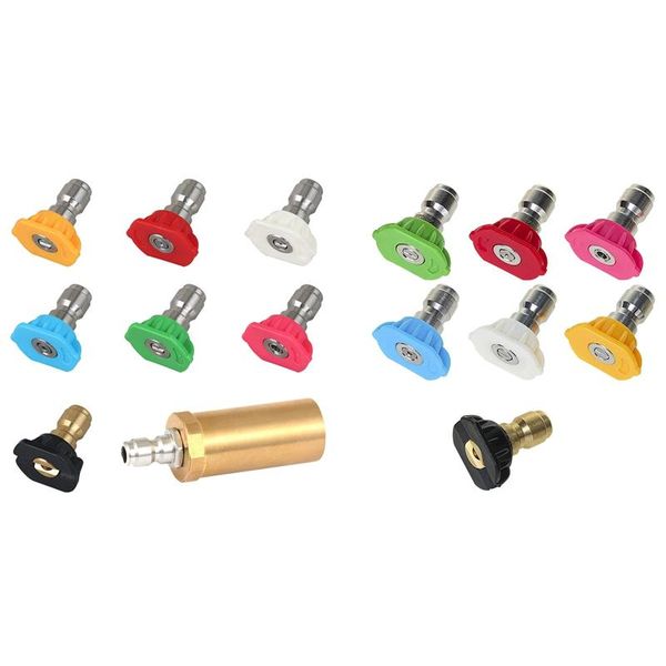pressure washer rotating turbo nozzle 3600 psi & 7 power spray tips,1/4 inch 4500 7-pack (2.5 gpm) water gun snow foam lance
pressure washer rotating turbo nozzle 3600 psi & 7 power spray tips,1/4 inch 4500 7-pack (2.5 gpm) water gun snow foam lance