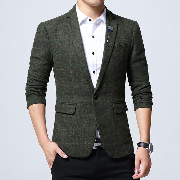 men's suits & wool blazers british style plaid 4xl 5xl spring male slim business casual blazer coat men brand outwear jacket bf773 2dio, White;black
men's suits & wool blazers british style plaid 4xl 5xl spring male slim business casual blazer coat men brand outwear jacket bf773 2dio, White;black
