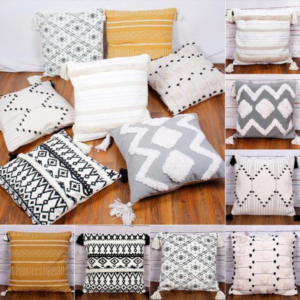 cushion/decorative pillow 45x45cm bohemian cotton thread pillowcase sofa cushion cover decorative bedroom living room woven modern tassel
cushion/decorative pillow 45x45cm bohemian cotton thread pillowcase sofa cushion cover decorative bedroom living room woven modern tassel