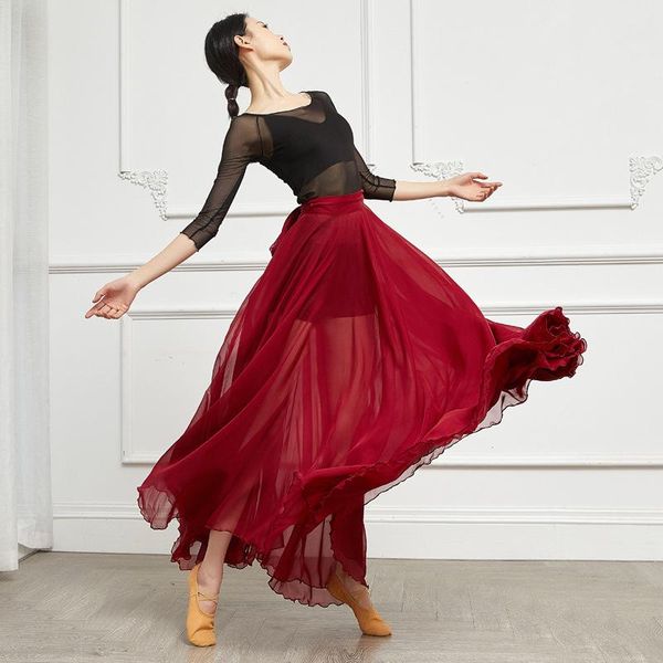 stage wear ancient chinese folk dance skirt ladies chiffon elegant big swing practice performance costumes 2021, Black;red
stage wear ancient chinese folk dance skirt ladies chiffon elegant big swing practice performance costumes 2021, Black;red