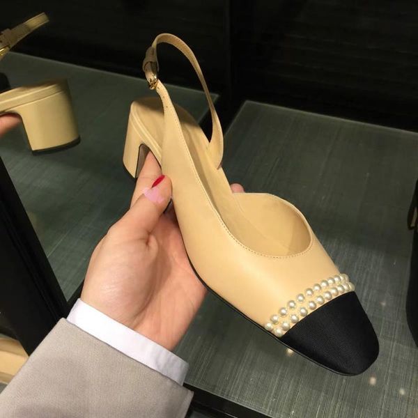 heels sandals women pearls luxury shoes summer sandalia feminina leather sandalias mujer retro zapatos de casual, Black
heels sandals women pearls luxury shoes summer sandalia feminina leather sandalias mujer retro zapatos de casual, Black
