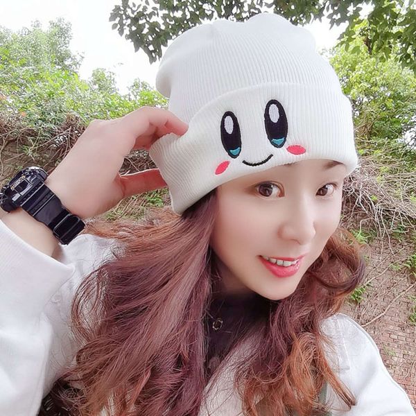 hat chao cap smiling face wool personalized versatile autumn and warm creative letter crimped knitted, Blue;gray
hat chao cap smiling face wool personalized versatile autumn and warm creative letter crimped knitted, Blue;gray