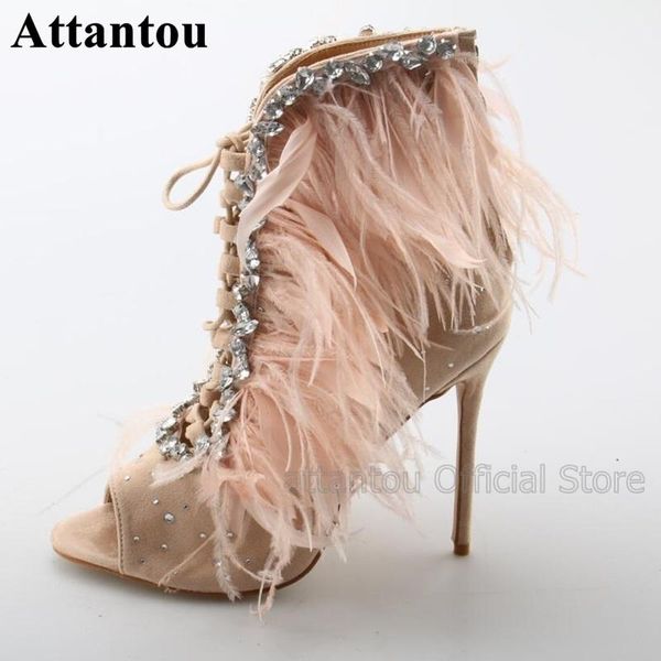 fashion bling colorful rhinestone with pink feather high heel sandal boots woman lace up open toe short sandals, Black
fashion bling colorful rhinestone with pink feather high heel sandal boots woman lace up open toe short sandals, Black