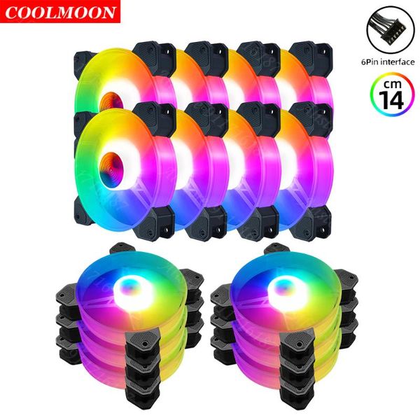 coolmoon 6pin heatsink dissipation rgb computer chassis cooling fan 140mm pc case accessories for gaming cooler remote control fans & coolin
coolmoon 6pin heatsink dissipation rgb computer chassis cooling fan 140mm pc case accessories for gaming cooler remote control fans & coolin