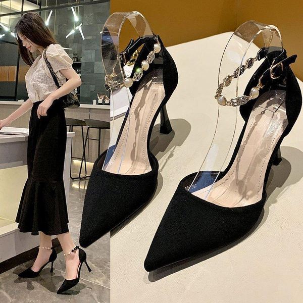 dress shoes high-heeled sandals women's heels spring 2021 pointed one-word buckle french hollow shoe for women womens, Black
dress shoes high-heeled sandals women's heels spring 2021 pointed one-word buckle french hollow shoe for women womens, Black