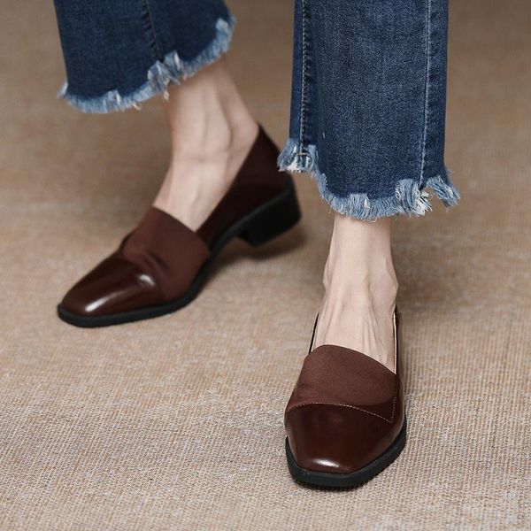 dress shoes eagsity penny loafer women heel square block party office lady work casual simply design, Black
dress shoes eagsity penny loafer women heel square block party office lady work casual simply design, Black