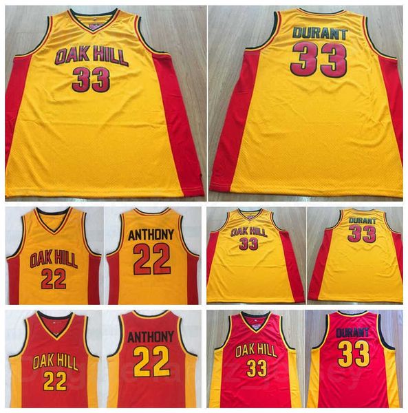 ncaa basketball oak hill high school 33 kevin durant jersey 22 carmelo anthony university red yellow team color breathable shirt pure cotton, Black
ncaa basketball oak hill high school 33 kevin durant jersey 22 carmelo anthony university red yellow team color breathable shirt pure cotton, Black