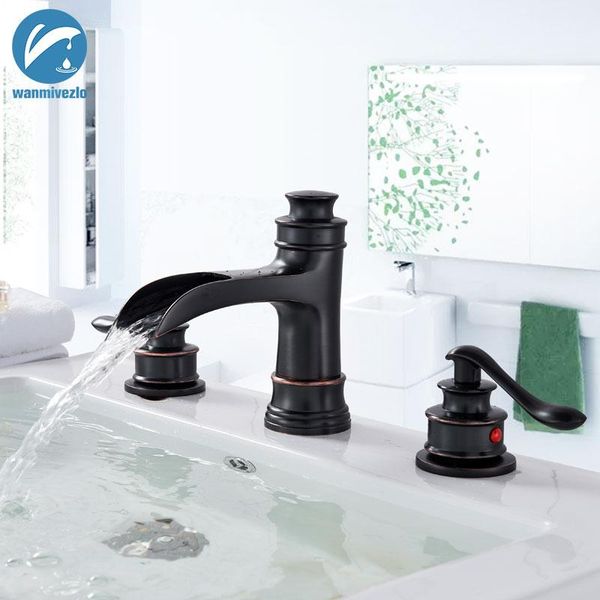 bathroom sink faucets black bronze basin faucet widespread deck mounted washing tap cold dual handle 3 holes brass mixer
bathroom sink faucets black bronze basin faucet widespread deck mounted washing tap cold dual handle 3 holes brass mixer