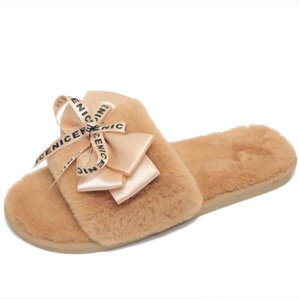slippers women's bowknot plush home warm girls flat-bottomed artificial fur autumn and winter 2021, Black
slippers women's bowknot plush home warm girls flat-bottomed artificial fur autumn and winter 2021, Black