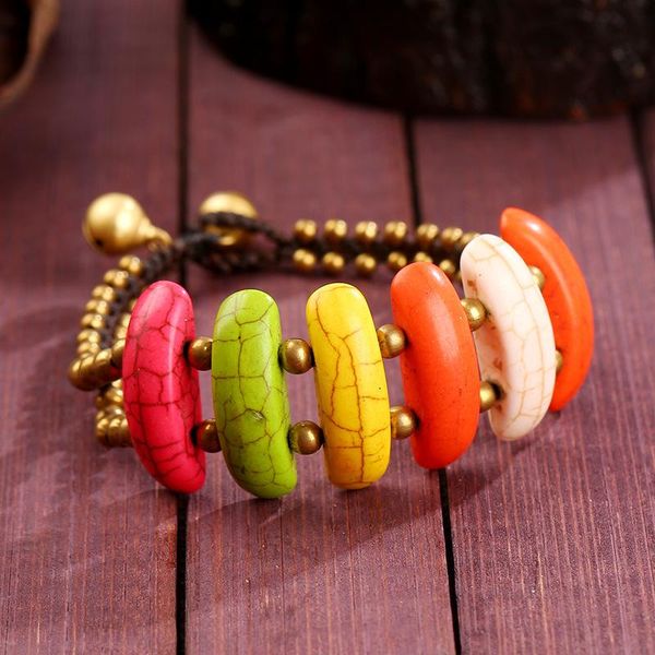 charm bracelets bohemian ethnic style retro semi-precious stones women's bracelet wax rope hand-woven beach creative female bangle jewe, Golden;silver
charm bracelets bohemian ethnic style retro semi-precious stones women's bracelet wax rope hand-woven beach creative female bangle jewe, Golden;silver