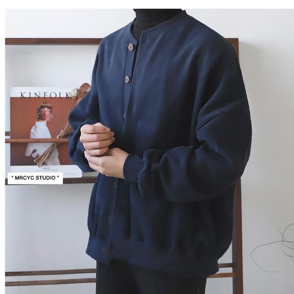 men's jackets plush sweatshirts style autumn winter loose korean single trend coat tide, Black;brown
men's jackets plush sweatshirts style autumn winter loose korean single trend coat tide, Black;brown