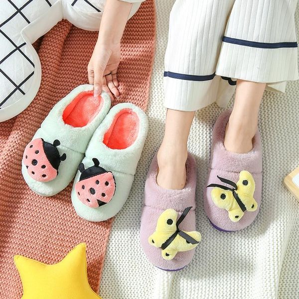 women plush slippers winter warm cartoon butterfly snail soft sole flat shoes men couples home indoor bedroom ladies fur slides, Black
women plush slippers winter warm cartoon butterfly snail soft sole flat shoes men couples home indoor bedroom ladies fur slides, Black