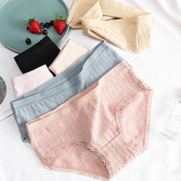 women's cotton panties underpants solid color briefs striped lingerie girls female soft underwear -xl panty, Black;pink
women's cotton panties underpants solid color briefs striped lingerie girls female soft underwear -xl panty, Black;pink