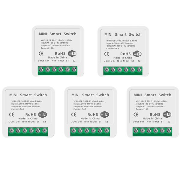 smart home control mini wifi switch 16a 2-way timer wireless switches automation compatible with tuya alexa google
smart home control mini wifi switch 16a 2-way timer wireless switches automation compatible with tuya alexa google