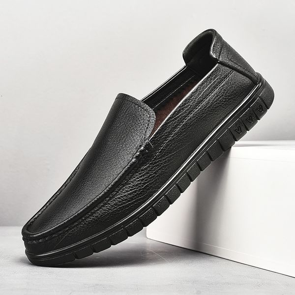 dress shoes spring and autumn genuine leather men outdoor flats simplicity slip on breathable casual comfortable 's shoes s0dp, Black
dress shoes spring and autumn genuine leather men outdoor flats simplicity slip on breathable casual comfortable 's shoes s0dp, Black