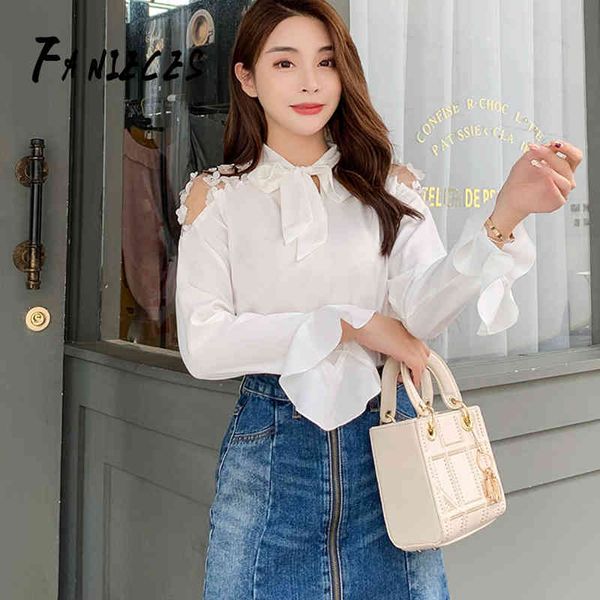 fashion woman blouses solid white chiffon lace blouse shirt office lady work wear long sleeve women shirts and 210520
fashion woman blouses solid white chiffon lace blouse shirt office lady work wear long sleeve women shirts and 210520