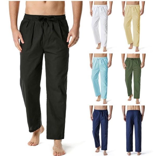 men's pants large size summer casual sports cotton linen pant jogger trousers male breathable loose men streetwear, Black
men's pants large size summer casual sports cotton linen pant jogger trousers male breathable loose men streetwear, Black