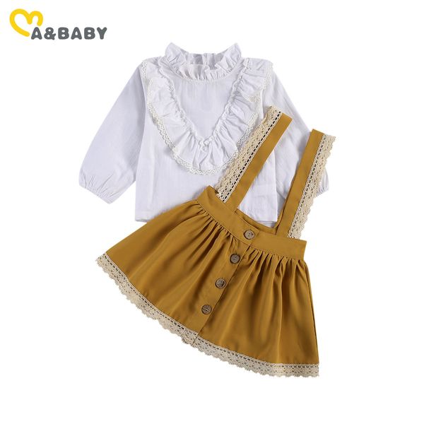 1-6y autumn spring toddler kid girl clothes set ruffles long sleeve blouse lace tutu skirts princess child costumes 210515, White
1-6y autumn spring toddler kid girl clothes set ruffles long sleeve blouse lace tutu skirts princess child costumes 210515, White