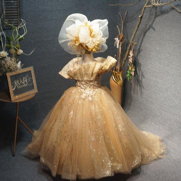 real picture champagne unique golden children girls birthday party dresses celebrity princess ball gowns custom family matching outfits, Blue
real picture champagne unique golden children girls birthday party dresses celebrity princess ball gowns custom family matching outfits, Blue