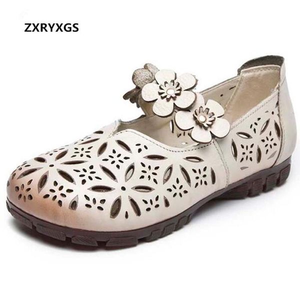cowhide flowers hole shoes woman sandals summer leather women fashion comfortable flat, Black
cowhide flowers hole shoes woman sandals summer leather women fashion comfortable flat, Black
