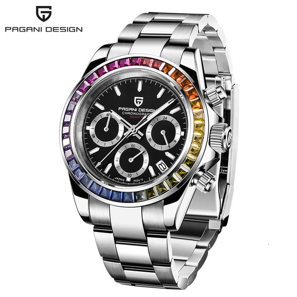 design mens chronograph pagani stylish sport quartz clock brand luxury business waterproof watch relogio masculino, Slivery;brown
design mens chronograph pagani stylish sport quartz clock brand luxury business waterproof watch relogio masculino, Slivery;brown