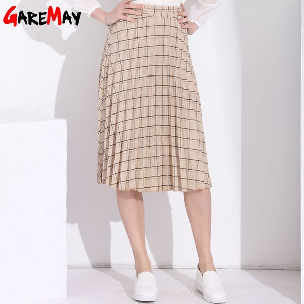 long plaid skirt women pleated feminina summer cotton vintage lady skirts for high waist elegant jupe longue femme 210428, Black
long plaid skirt women pleated feminina summer cotton vintage lady skirts for high waist elegant jupe longue femme 210428, Black
