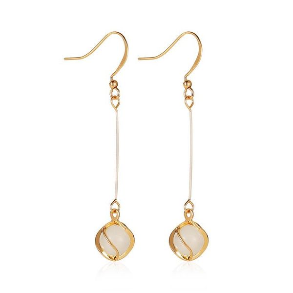 dangle & chandelier fashion cat eye stone long hanging drop earrings for women elegant girl tassel earring stylish jewelry personality gift, Silver
dangle & chandelier fashion cat eye stone long hanging drop earrings for women elegant girl tassel earring stylish jewelry personality gift, Silver