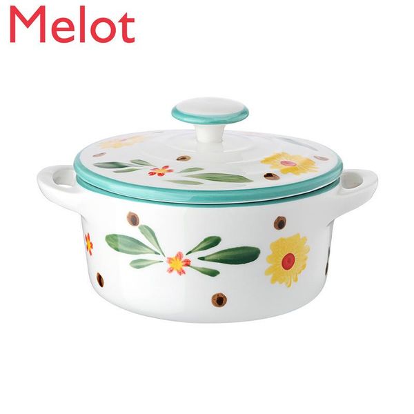 european style pastoral with lid ceramic salad bowl household soup binaural oven porcelain underglaze color bowls
european style pastoral with lid ceramic salad bowl household soup binaural oven porcelain underglaze color bowls