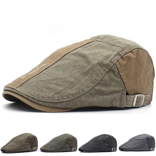 berets letter embroidery beret stitching casual cap fashion all-match forward hat, Blue;gray
berets letter embroidery beret stitching casual cap fashion all-match forward hat, Blue;gray