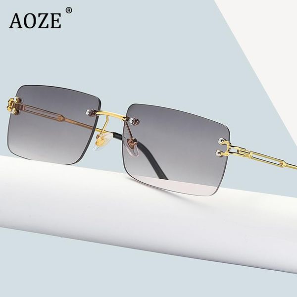 sunglasses 2021 fashion frameless rectangle metal style gradient ladies retro cut edge lens rivet brand design uv400, White;black
sunglasses 2021 fashion frameless rectangle metal style gradient ladies retro cut edge lens rivet brand design uv400, White;black