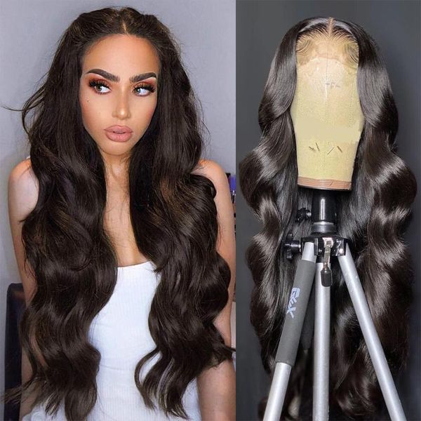lace wigs remy black body wave brazilian 13x6 deep front human hair wig babyhair bleached knots daily preplucked, Black;brown
lace wigs remy black body wave brazilian 13x6 deep front human hair wig babyhair bleached knots daily preplucked, Black;brown