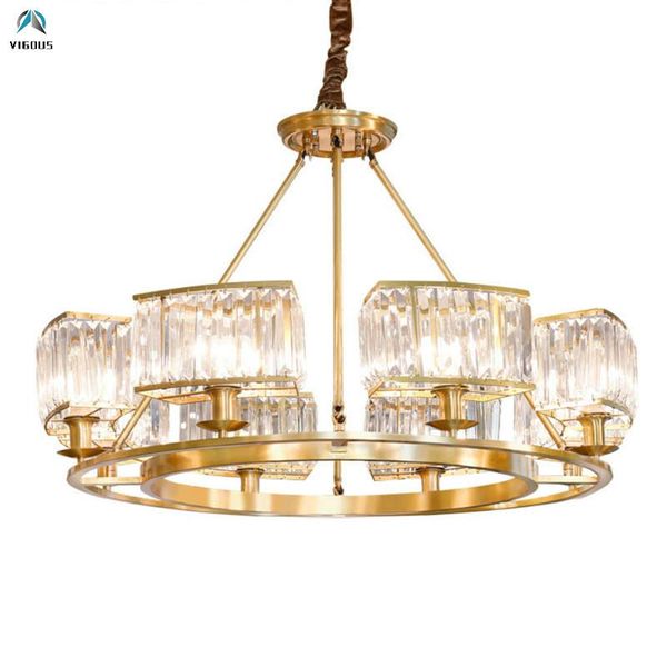 chandeliers american luxury copper material e14 led chandelier lustre crystal living room suspend lamp lighting fixtures
chandeliers american luxury copper material e14 led chandelier lustre crystal living room suspend lamp lighting fixtures