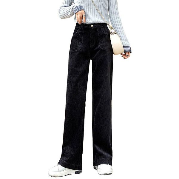 women's pants & capris 2021 high waist corduroy casual large size loose straight, Black;white
women's pants & capris 2021 high waist corduroy casual large size loose straight, Black;white