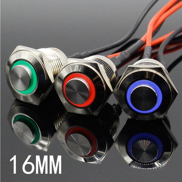stainless steel metal button switch illuminated ring led 3v 5v 12v 24v 220v momentary push not fixed high head max 10a smart home contr cont
stainless steel metal button switch illuminated ring led 3v 5v 12v 24v 220v momentary push not fixed high head max 10a smart home contr cont