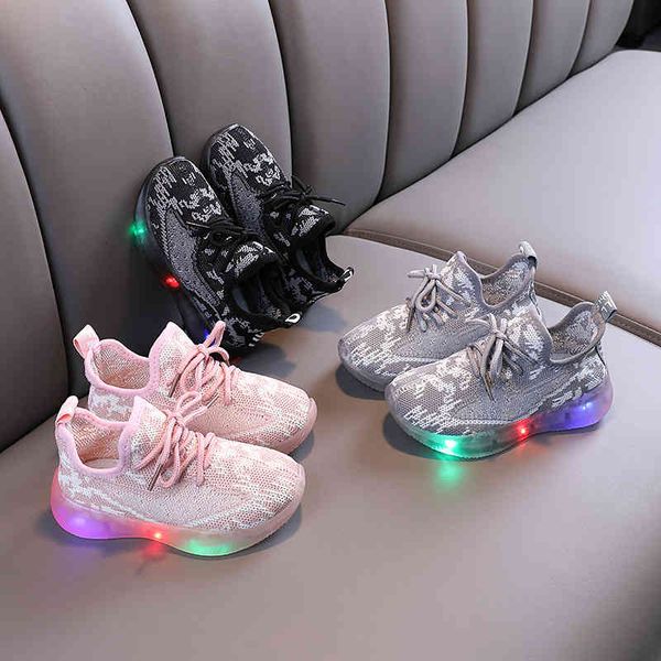 baby shoes spring and autumn children's led light breathable girls' running boys' flying woven luminous sports, Black
baby shoes spring and autumn children's led light breathable girls' running boys' flying woven luminous sports, Black