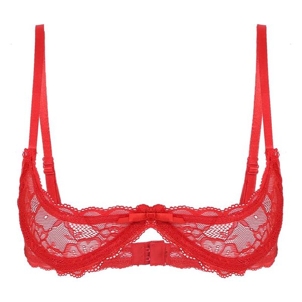 bras womens exotic lingerie see through sheer lace brassiere adjustable spaghetti shoulder straps 1/4 cups push up underwire bra, Red;black
bras womens exotic lingerie see through sheer lace brassiere adjustable spaghetti shoulder straps 1/4 cups push up underwire bra, Red;black