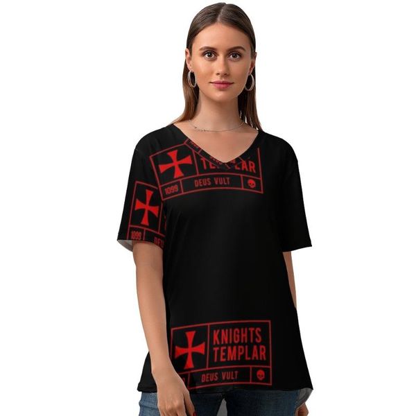 women's t-shirt knights templar t shirt casual graphic ladies funny short-sleeve v neck tshirt large, White
women's t-shirt knights templar t shirt casual graphic ladies funny short-sleeve v neck tshirt large, White