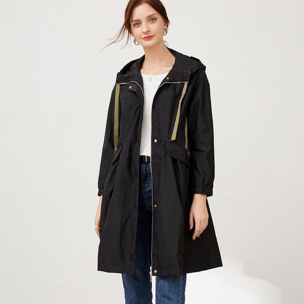 women's trench coats europe and america autumn 2021 plus size fashion western style contrast color mid-length windbreaker fat mm hooded, Tan;black
women's trench coats europe and america autumn 2021 plus size fashion western style contrast color mid-length windbreaker fat mm hooded, Tan;black