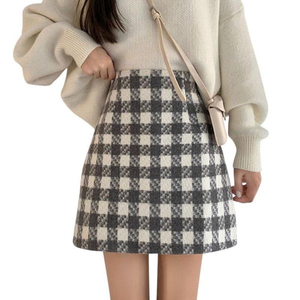 skirts plaid skirt women's cotton autumn and winter woolen bag hip short outer high waist was thin, Black
skirts plaid skirt women's cotton autumn and winter woolen bag hip short outer high waist was thin, Black