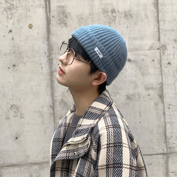 brand caps knitted hat men's minority cold hat wool local ruffian melon skin autumn and winter yuppie tide loose men, Blue;gray
brand caps knitted hat men's minority cold hat wool local ruffian melon skin autumn and winter yuppie tide loose men, Blue;gray