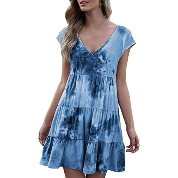 casual dresses women mini dress v neck tie dye print short sleeve for streetwear party summer women's clothing 2021, Black;gray
casual dresses women mini dress v neck tie dye print short sleeve for streetwear party summer women's clothing 2021, Black;gray